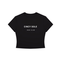 Cincy Sole Women's Crewneck Crop T-Shirt